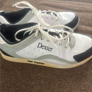 Dexter Men's White and Black Athletic bowling shoes